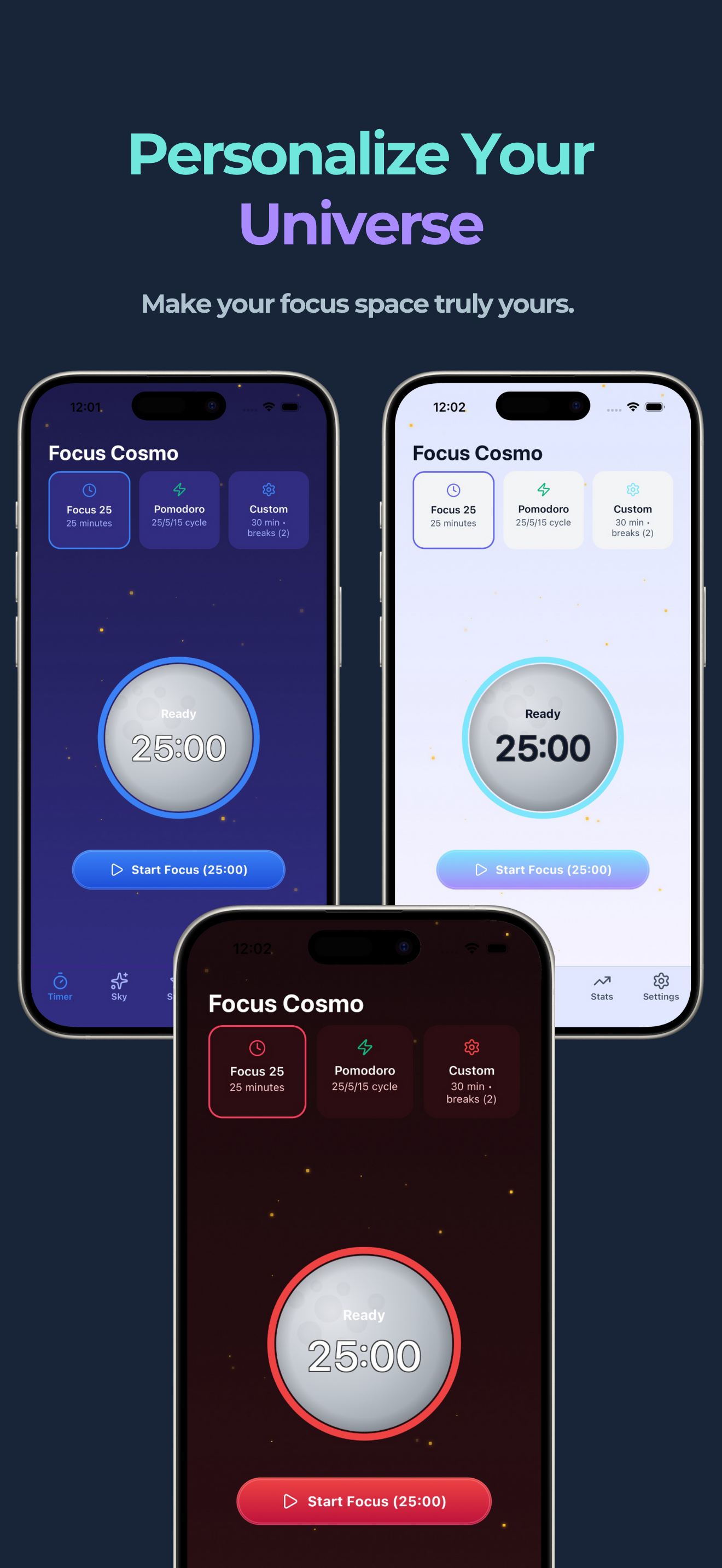 Focus Cosmo in-app screenshot