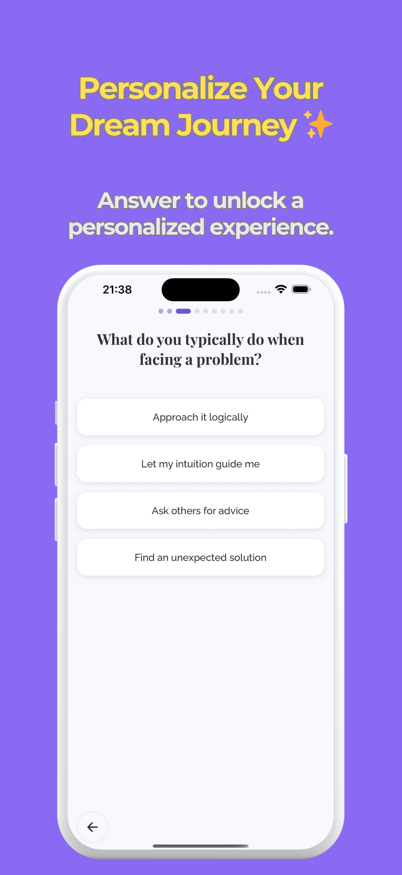 Lucidory in-app screenshot